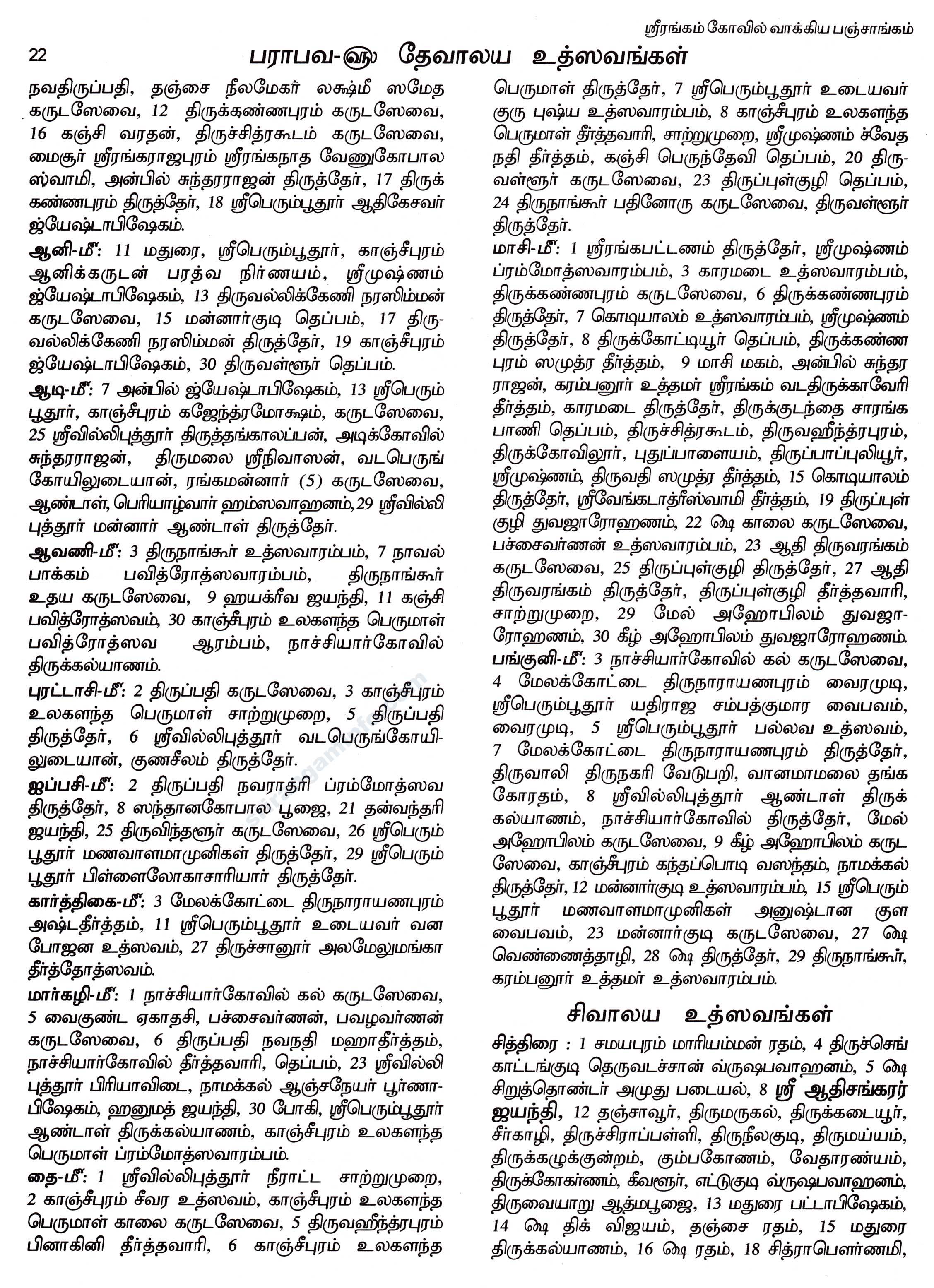 Panchangam